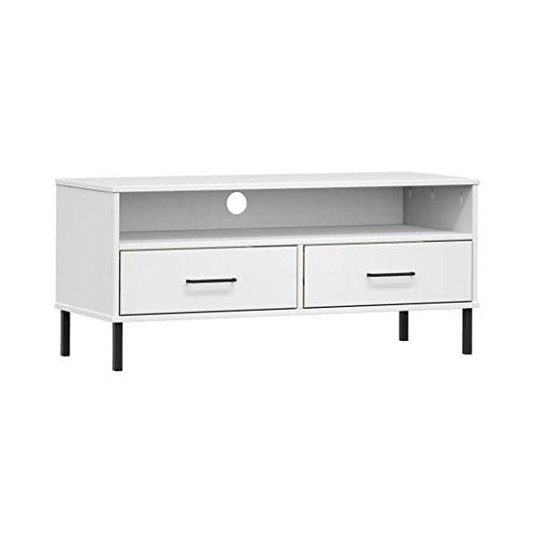 VEEKI Meuble TV, Meuble TV Suspendu, Meuble TV Industriel, Meuble TV Bois, Meuble Chambre, Convient pour Salon ou Chambre, av