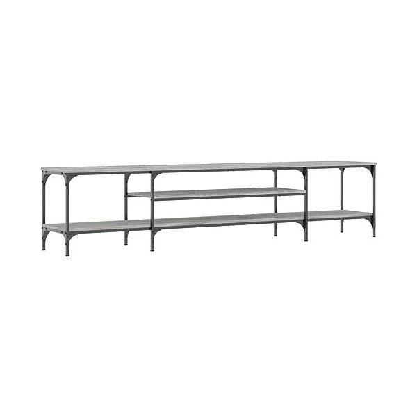 VEEKI Meuble TV, Meuble TV Suspendu, Meuble TV Industriel, Meuble TV Bois, Meuble Chambre, Convient pour Salon ou Chambre, So