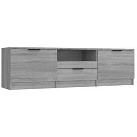 Camerina Meuble TV Sonoma Gris 140x35x40 cm Bois dingénierie,Meuble TV,Meuble TV Moderne,Meuble de Salon