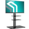 ONKRON TS5550 Support TV sur ped, Pied de Sol pour télé Meuble pour téléviseur de 32 à 65 Pouces Noir