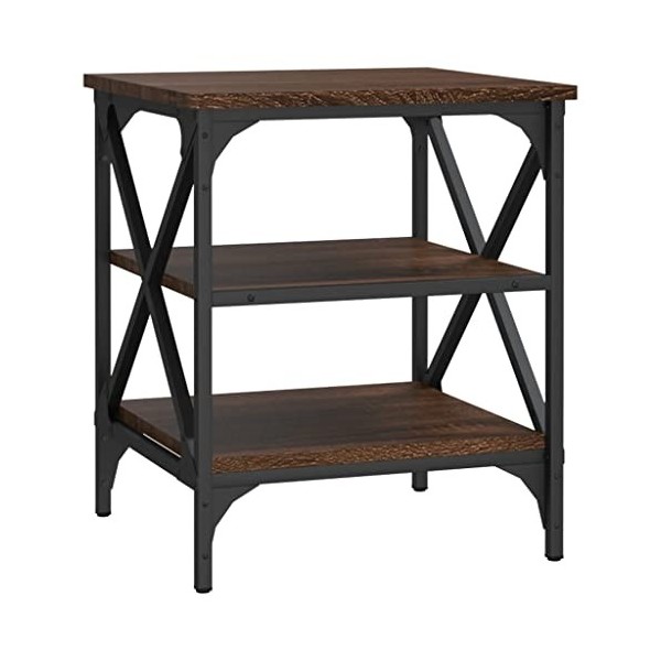 vidaXL Meuble TV avec support central pour salon, console TV, meuble de rangement pour la maison, chêne sonoma