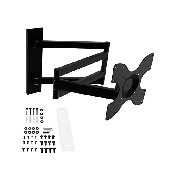 DQ Rotate XL 98,5 cm Support TV Mural, Long Bras pivotant Distance au Mur jusquà 98,5 cm, allonger, pivoter, Incliner, Tourn