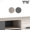 Skraut Home | Meuble TV De Salon | 51 x 113 x 40 cm | Convient Aux Téléviseurs 32/40/42/50" | Modèle Kai | Structure De Coule