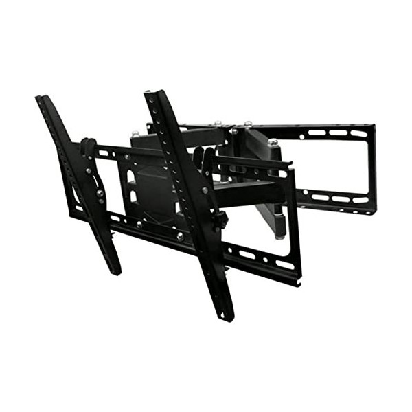 Continental Edison CE600DBL4 - Support TV Mural Double Bras inclinable et orientable pour TV 32 a 80-40kg Max