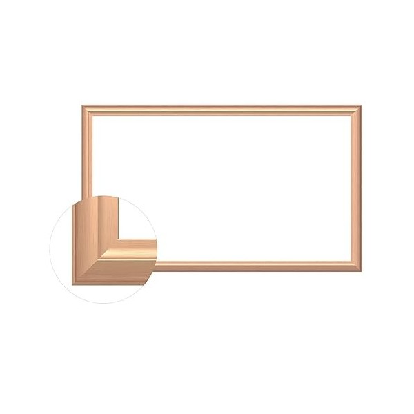 Intec brackets - Cadre TV Art déco doré brossé créé exclusivement pour TV Samsung The Frame 43"