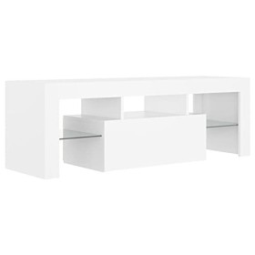 Tidyard Meuble TV avec lumières LED | Meuble TV Suspendu Meuble TV Flottant | Meuble TV Armoire | pour Salon, Bureau, Diverti