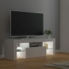 Tidyard Meuble TV avec lumières LED | Meuble TV Suspendu Meuble TV Flottant | Meuble TV Armoire | pour Salon, Bureau, Diverti