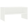 Keyur Meuble TV, Meuble TV Meuble TV Console de Rangement Meuble TV Meuble TV Meuble TV Blanc 80x40x40 cm Aggloméré