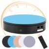 BAOSHISHAN Platine tournante électrique rechargeable avec télécommande 21 cm 35 kg Plateau tournant avec batterie rotative à 