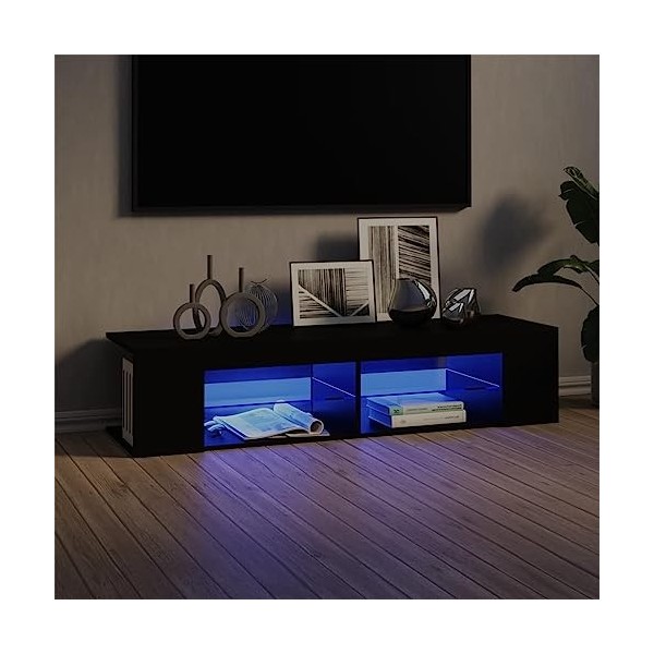 VEEKI Meuble TV, Meuble TV Suspendu, Meuble télé, Meuble TV Industriel, Meuble Chambre, Convient pour Salon ou Chambre, Meubl