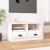 VEEKI Meuble TV, Meuble TV Suspendu, Meuble TV Industriel, Meuble TV Bois, Meuble Chambre, Convient pour Salon ou Chambre, Bl