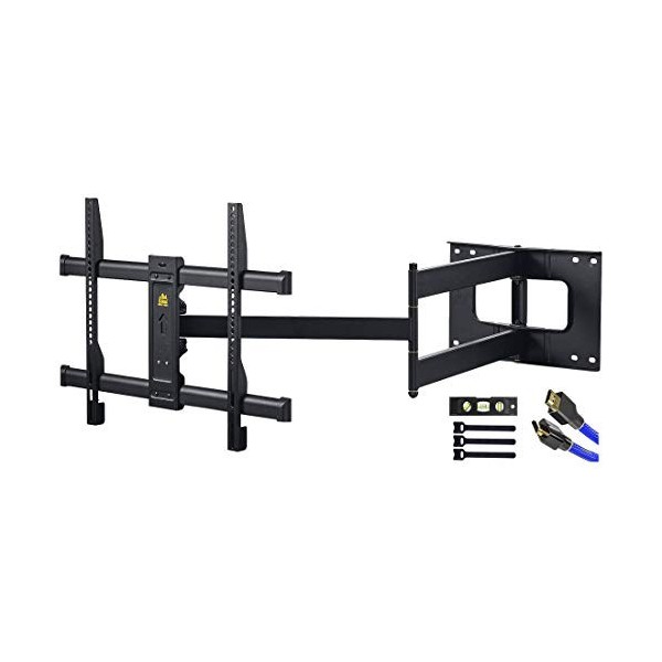 FORGING Mount Support Mural pour TV à Longue portée, pivotant et inclinable avec Bras articulé de 109 cm, Compatible avec Les