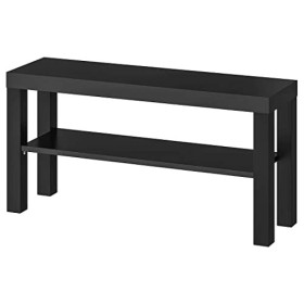 Ikea Lack - Meuble TV 90&nbsp;x 26&nbsp;x 45&nbsp;cm avec plateau, noir. larghezza: 90 cm, profondità: 26 cm, altezza: 45 cm noir