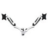 HFTEK® GM124W Blanc Dual Support Moniteur Mural Fixation Support pour Deux écrans TV Television