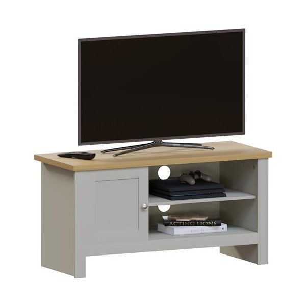 Vida Designs Arlington Meuble TV 1 Porte Gris