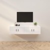 VEEKI Meuble TV, Meuble TV Suspendu, Meuble, Meuble TV avec Rangement，Meuble Industriel, Convient pour Salon ou Chambre, Meub