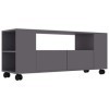 VEEKI Meuble TV, Meuble TV Suspendu, Meuble TV Industriel, Meuble TV Bois, Meuble Chambre, Convient pour Salon ou Chambre, Gr