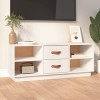 VEEKI Meuble TV, Meuble TV Suspendu, Meuble TV Industriel, Meuble TV Bois, Meuble Chambre, Convient pour Salon ou Chambre, Bl