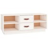VEEKI Meuble TV, Meuble TV Suspendu, Meuble TV Industriel, Meuble TV Bois, Meuble Chambre, Convient pour Salon ou Chambre, Bl