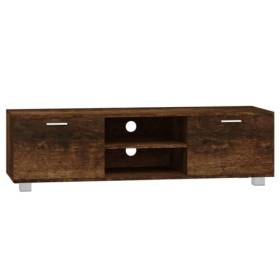 Générique Meuble TV Chêne fumé 140x40,5x35 cm Bois dingénierie,24.2 KG,342626, Meubles, Meubles TV