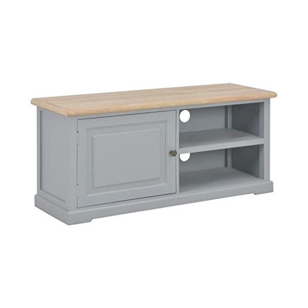 Générique Meuble TV Gris 90 x 30 x 40 cm Bois,11.8 KG,249880, Meubles, Meubles TV