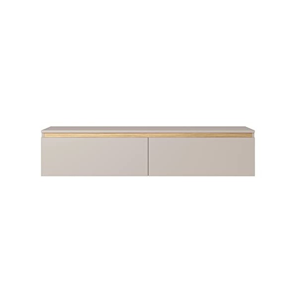 Selsey SENEY Meuble TV, Beige, 140 cm