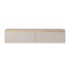 Selsey SENEY Meuble TV, Beige, 140 cm