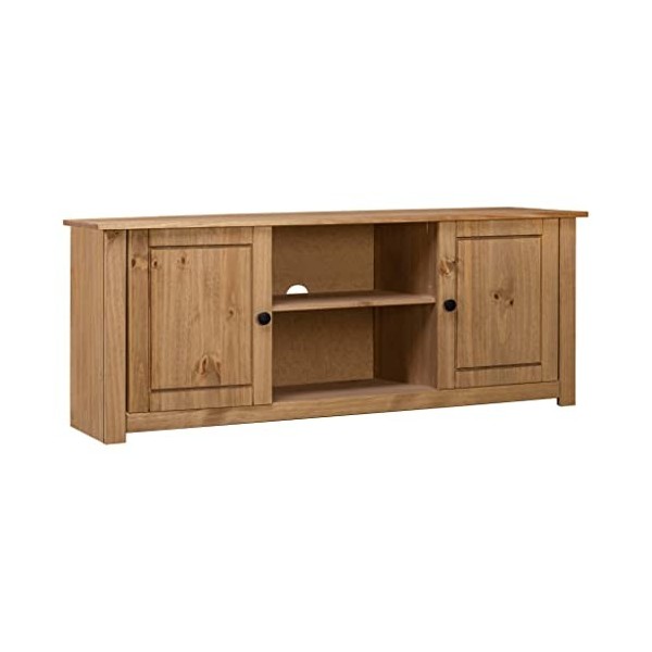 vidaXL Meuble TV Armoire Basse avec 2 Portes et 2 Compartiments Meuble Multimédia Armoire Stéréo Salle de Séjour Gris 120x40x