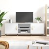 VEEKI Meuble TV, Meuble TV Suspendu, Meuble TV Industriel, Meuble TV Bois, Meuble Chambre, Convient pour Salon ou Chambre, Bl