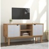 VEEKI Meuble TV, Meuble TV Suspendu, Meuble TV Industriel, Meuble TV Bois, Meuble Chambre, Convient pour Salon ou Chambre, OT