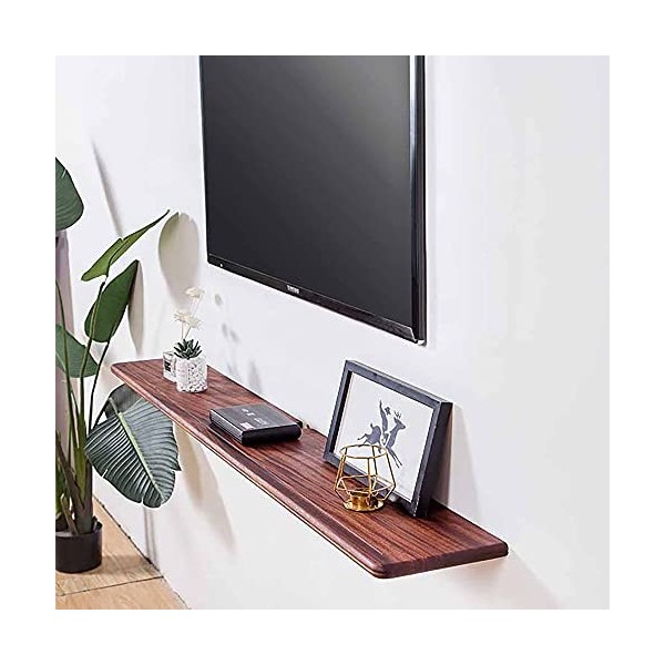 Meuble TV Armoire Murale Lowboard, Meuble TV Suspendu, unité de divertissement murale pour petite chambre à coucher de salon