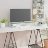 Chusui Support pour Moniteur Support TV Support de Bureau Multimédia Montant de Support de Moniteur dordinateur Meuble TV/po