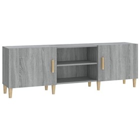 Camerina Meuble TV Sonoma Gris 150x30x50 cm Bois dingénierie,Meuble TV,Meuble TV Moderne,Meuble de Salon