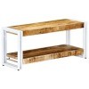 Camerina Meuble TV 90 x 30 x 40 cm Bois Massif de manguier,Meuble TV,Meuble TV Moderne,Meuble de Salon