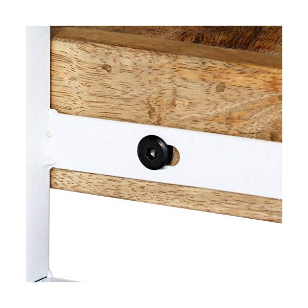 Camerina Meuble TV 90 x 30 x 40 cm Bois Massif de manguier,Meuble TV,Meuble TV Moderne,Meuble de Salon