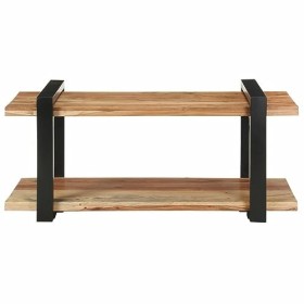 Camerina Meuble TV 90x40x40 cm Bois dacacia Solide,Meuble TV,Table Basse Salon Meuble TV,Table Basse LED Couleurs