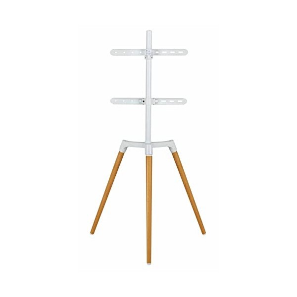 joycraft FLS-4265 Support TV sur Trépied - Trepied pour Téleviseurs en Bois - Support Television Écran de 32 à 65 Pouces - Ha