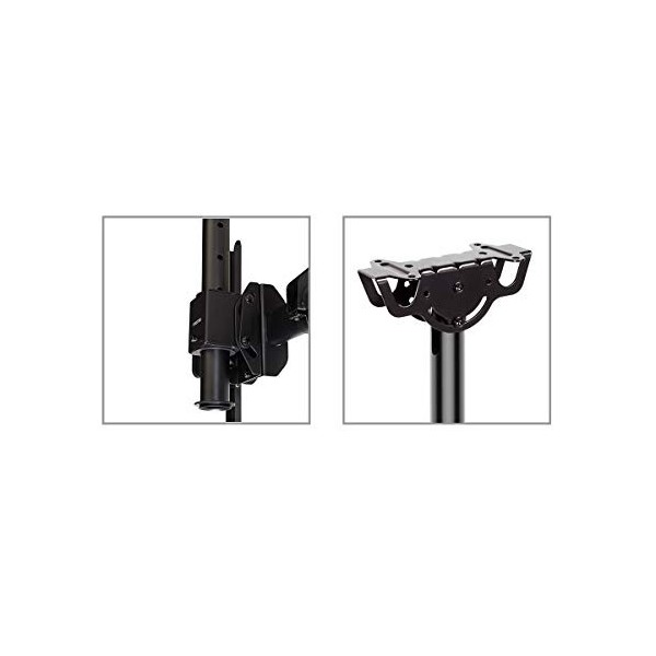 Support TV orientable de Plafond