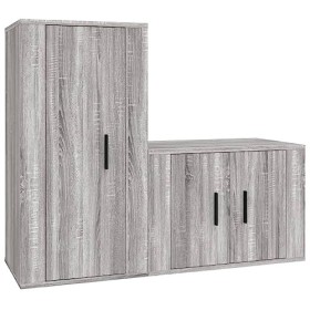 VEEKI Meuble TV, Meuble TV Suspendu, Meuble TV Industriel, Meuble TV Bois, Meuble Chambre, Convient pour Salon ou Chambre, En