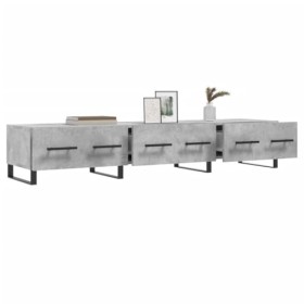 Générique Meuble TV Gris béton 150x36x30 cm Bois dingénierie,26.8 KG,829176, Meubles, Meubles TV