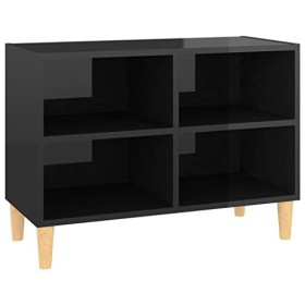 WREWING Meuble TV,Bas Table TV Support de Télévision en Bois pour Salon Chambre Salle à Manger,Support pour Téléviseur Jusqu’