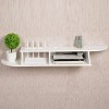 Étagère Flottante Etagère TV Murale Meuble télé Satellite projecteur Set Top Box étagère de Rangement Étagère Murale Meuble T