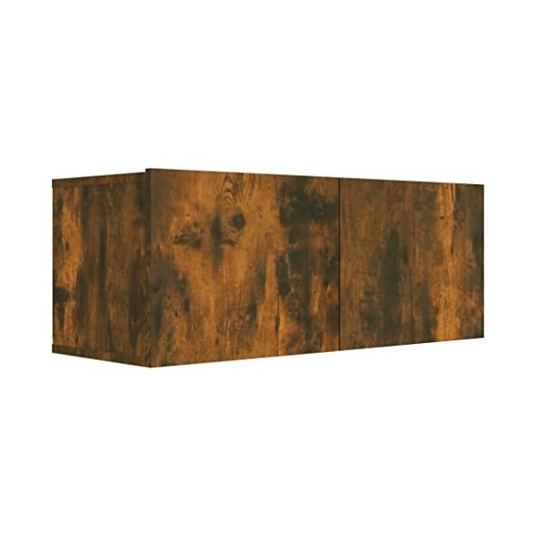 VEEKI Meuble TV, Meuble TV Suspendu, Meuble TV Industriel, Meuble TV Bois, Meuble Chambre, Convient pour Salon ou Chambre, Ch