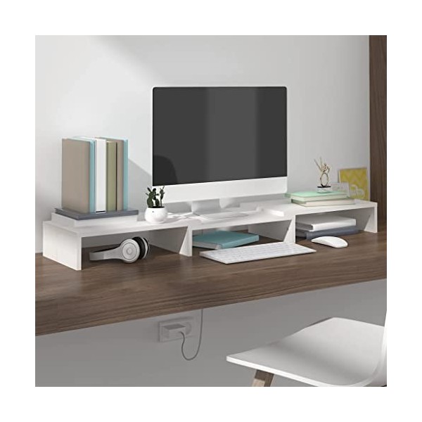 VEEKI Meuble TV, Meuble TV Suspendu, Meuble TV Industriel, Meuble TV Bois, Meuble Chambre, Convient pour Salon ou Chambre, Su