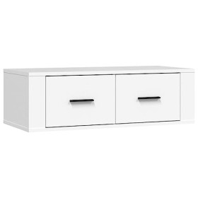 VEEKI Meuble TV, Meuble TV Suspendu, Meuble TV Industriel, Meuble TV Bois, Meuble Chambre, Convient pour Salon ou Chambre, Su