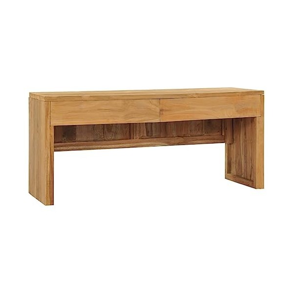 VEEKI Meuble TV, Meuble TV Suspendu, Meuble TV Industriel, Meuble TV Bois, Meuble Chambre, Convient pour Salon ou Chambre, 10