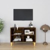 VEEKI Meuble TV, Meuble TV Suspendu, Meuble TV Industriel, Meuble TV Bois, Meuble Chambre, Convient pour Salon ou Chambre, av