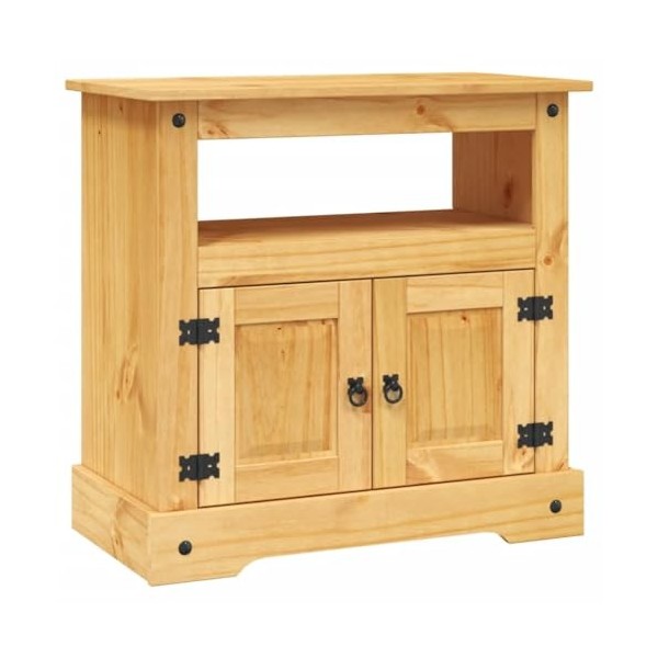 Générique Meuble TV Gamme Corona pin Mexicain 80x43x78 cm,17.9 KG,243746, Meubles, Meubles TV