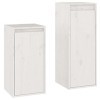 Camerina Meubles TV 2 pcs Blanc Bois Massif de pin,Meuble TV,Meuble TV Moderne,Meuble de Salon356