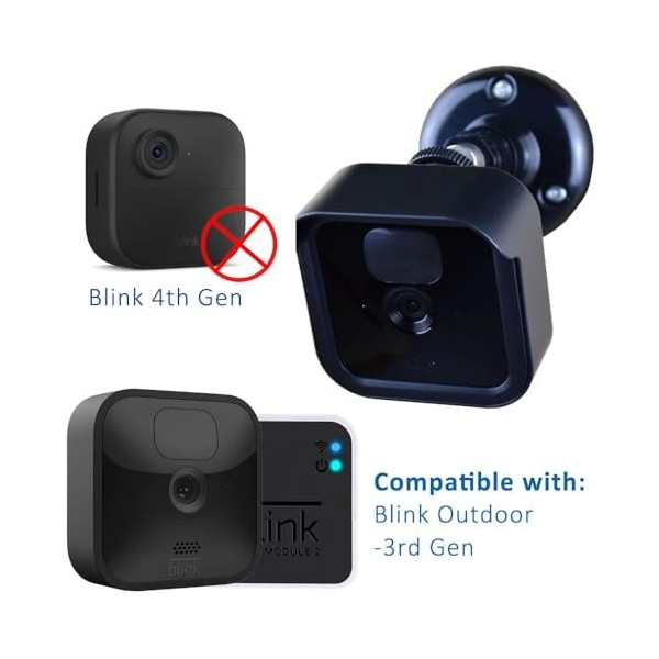 Blink Lot de 5 supports extérieurs pour caméra Blink avec support mural pour module de synchronisation 2 kit de caméra non i